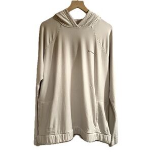 COLUMBIA Lightweight Hooded Hiking Sweatshirt Stone Size XL